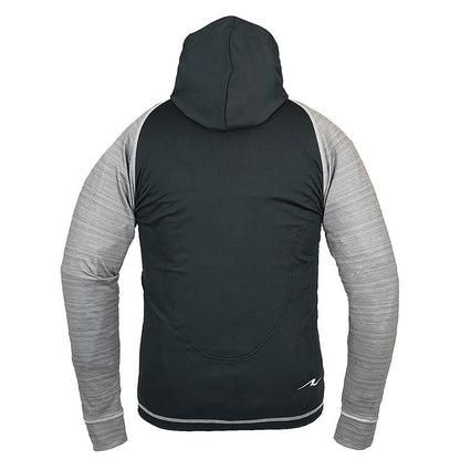 アーマーフーディ ブラック/ヘアライングレー