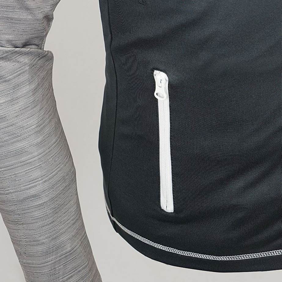 アーマーフーディ ブラック/ヘアライングレー