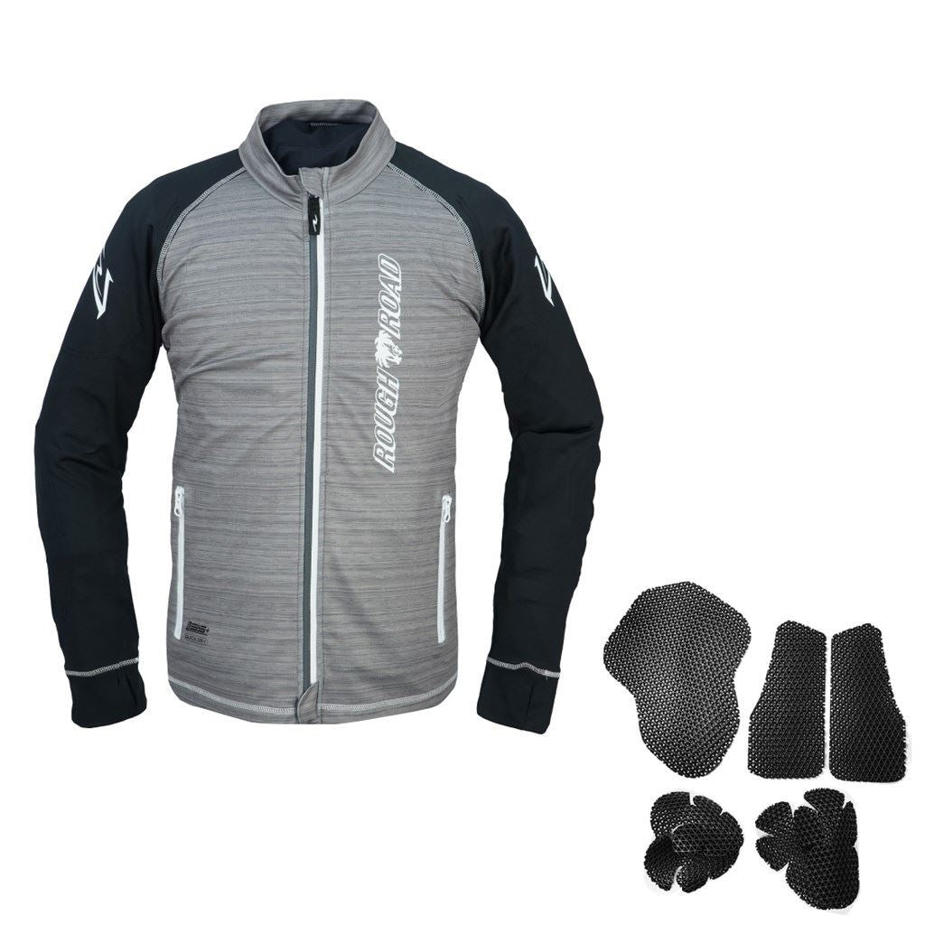 アーマージャケットエアスルーパッドセット ブラック