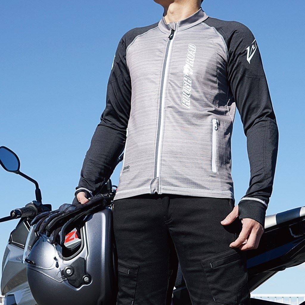 アーマージャケット ヘアライングレー/ブラック