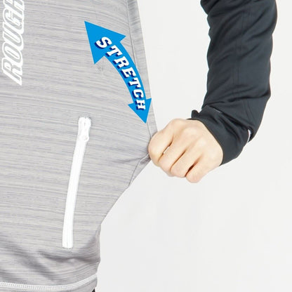 アーマージャケット ヘアライングレー/ブラック