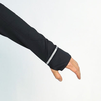 アーマージャケット ヘアライングレー/ブラック