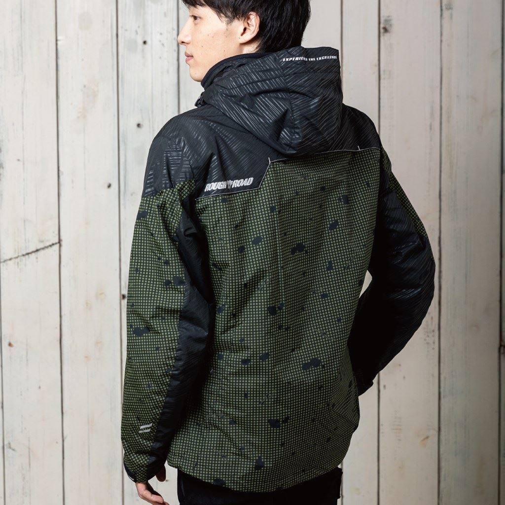WS Primaloft Warm Hoodie Black x Khaki