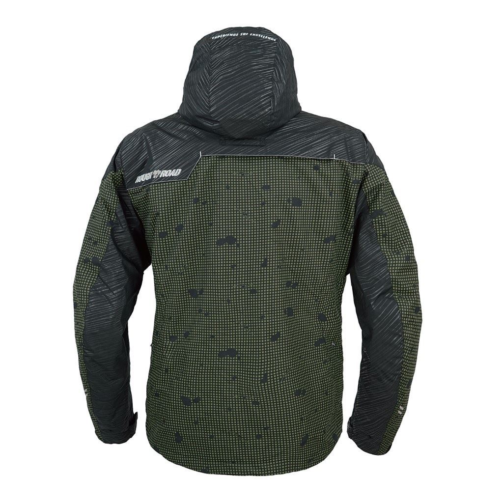 WSプリマロフトウォームパーカー ブラック×ナイトカモ