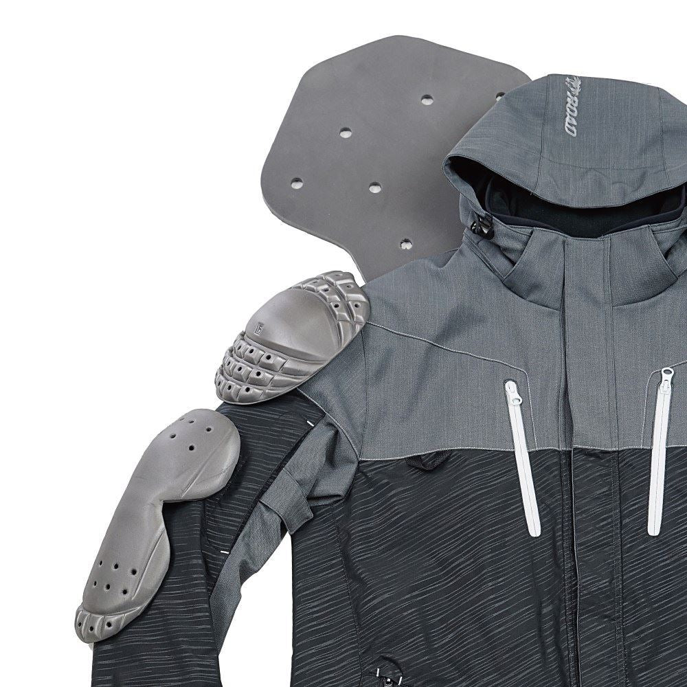 WSプリマロフトウォームパーカー ブラック×ナイトカモ