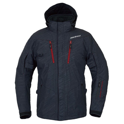 WS PrimaLoft Warm Parka Black x Red