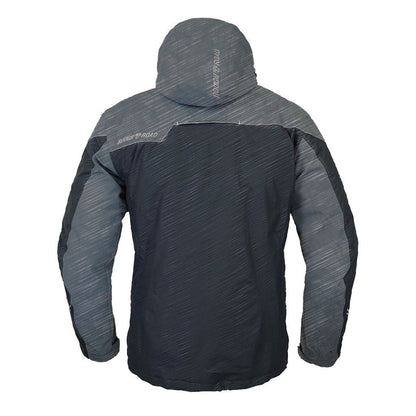 WSプリマロフトウォームパーカー ガンメタ×ブラック