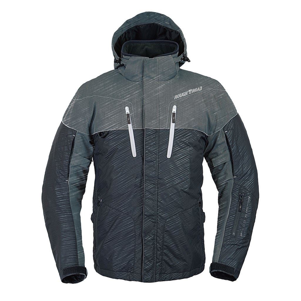 WSプリマロフトウォームパーカー ガンメタ×ブラック