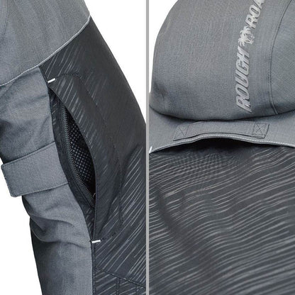 WSプリマロフトウォームパーカー ガンメタ×ブラック