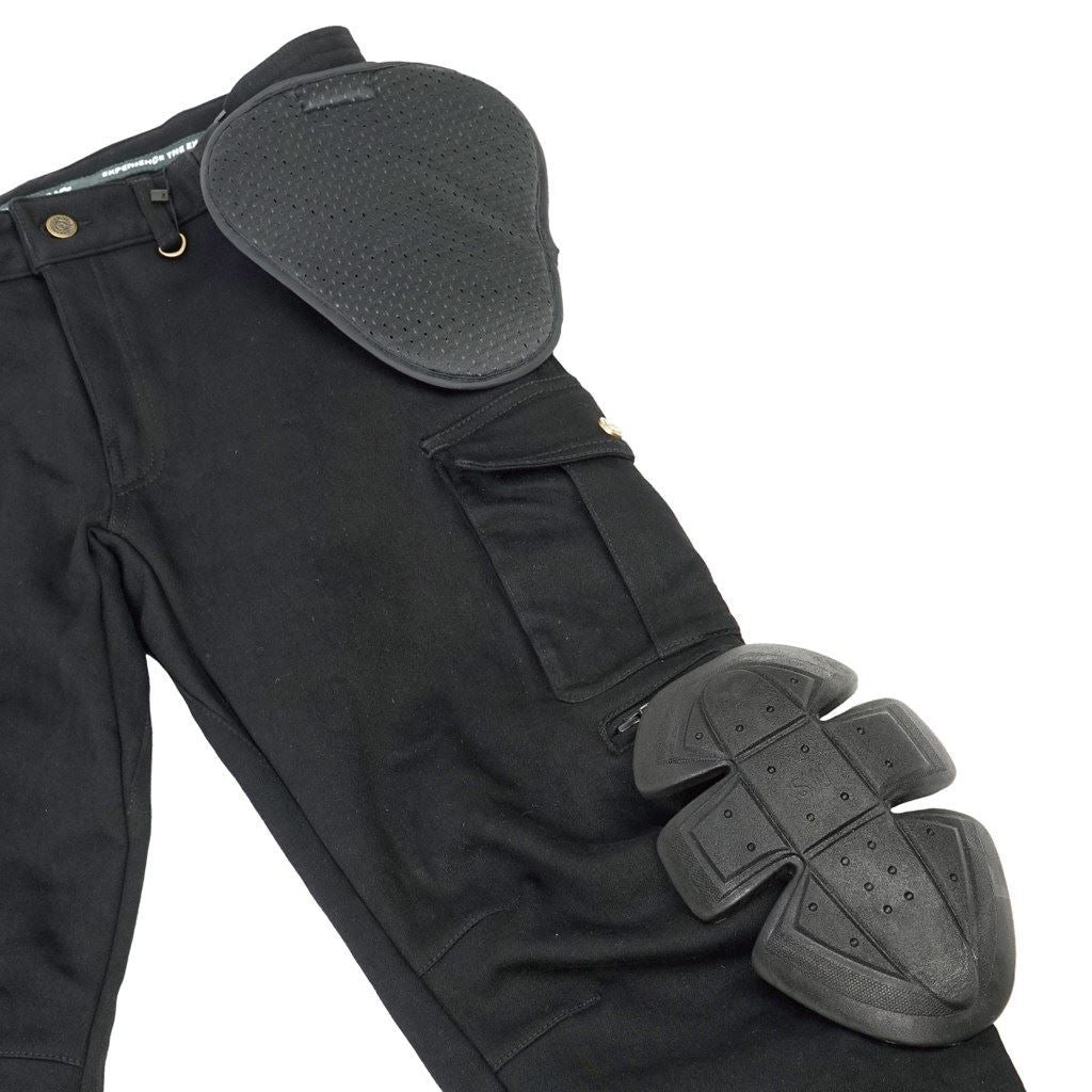 HOTライディングカーゴストレッチコットンパンツルーズフィット ブラック WMW ウーマン