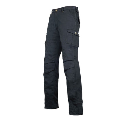 HOTライディングカーゴストレッチコットンパンツルーズフィット ブラック WMW ウーマン