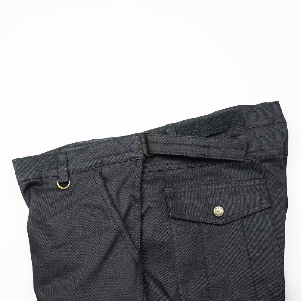 HOTライディングカーゴストレッチコットンパンツルーズフィット ブラック WMW ウーマン