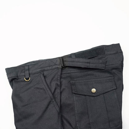 HOTライディングカーゴストレッチコットンパンツルーズフィット ブラック WMW ウーマン