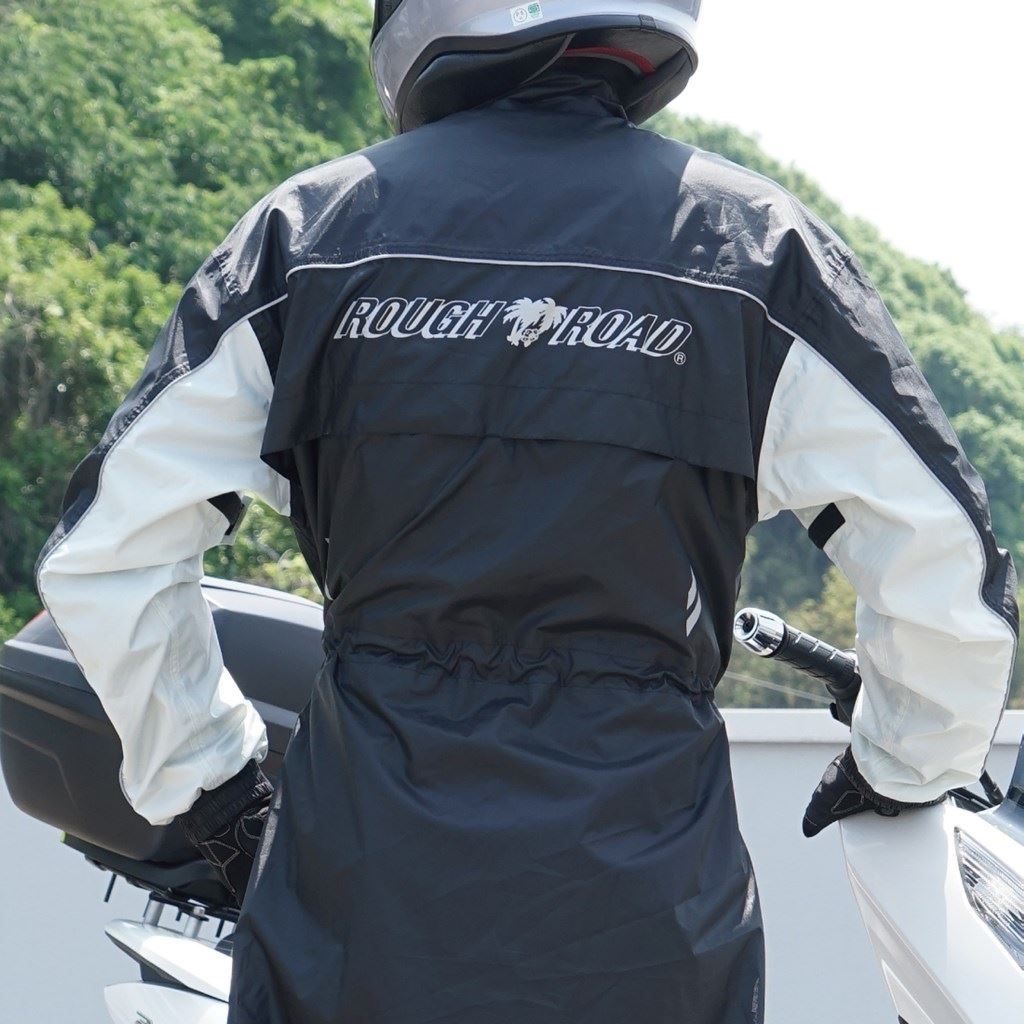 デュアルテックスラフレインコート ブラック