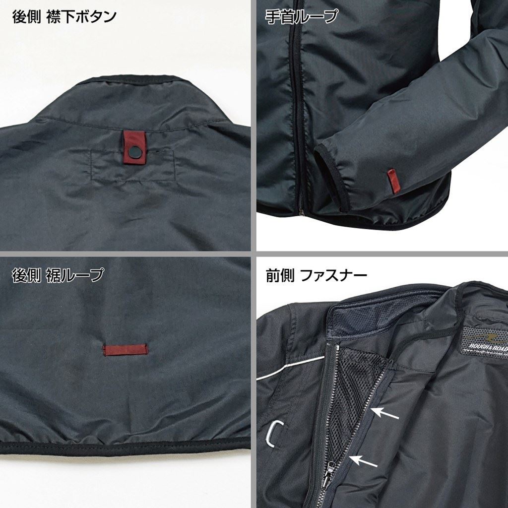 コンパクトウインドブレーカーAS ブラック