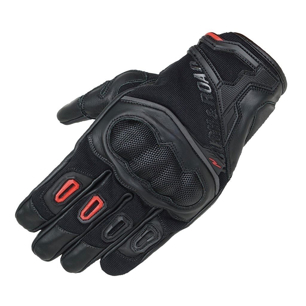 ラフプロテクショングローブ ブラック×レッド