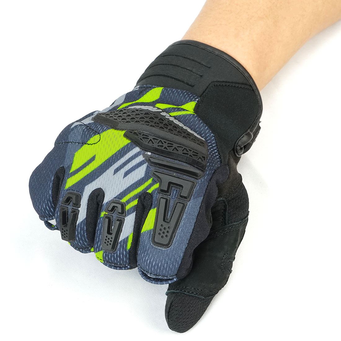 トレイルツーリンググローブ スクラッチレッド XL