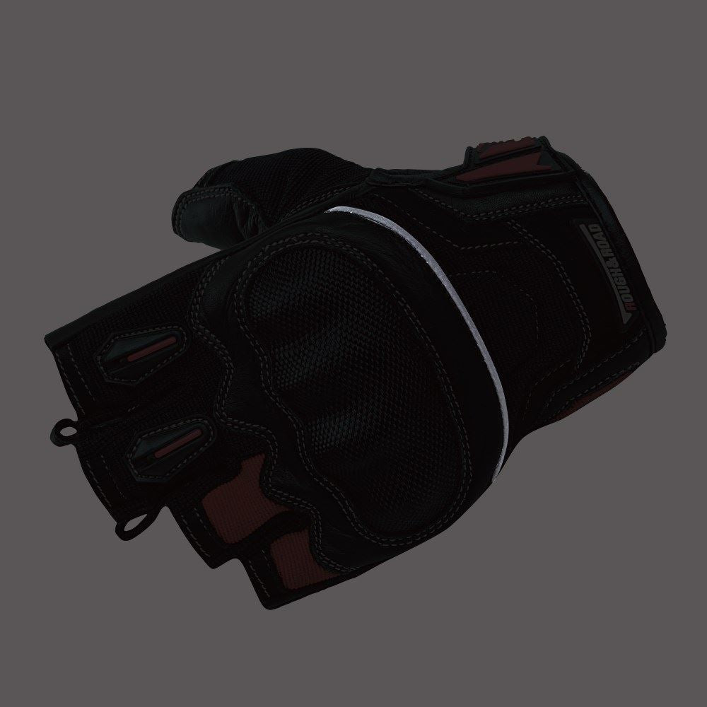 プロテクションハーフフィンガーグローブ ブラック