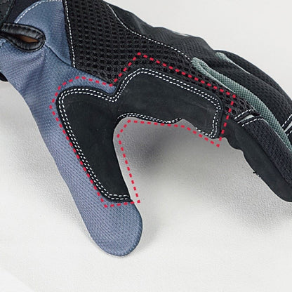 ライディングメッシュグローブ ブラックカモ