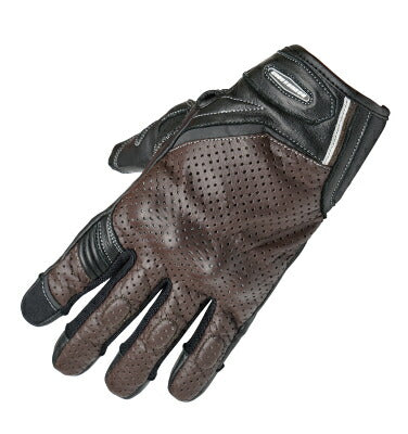 Comfort Knuckle Punching Leather Gloves XL Size Brown