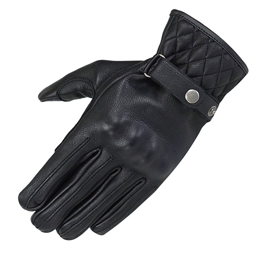 コンフォートナックルレザーグローブDS ブラック