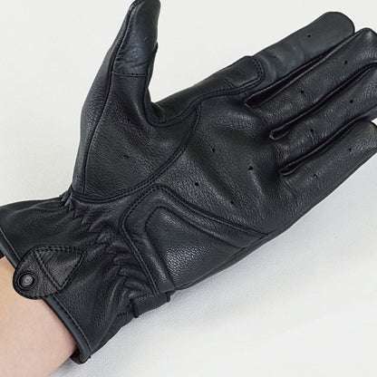 コンフォートナックルレザーグローブDS ブラック