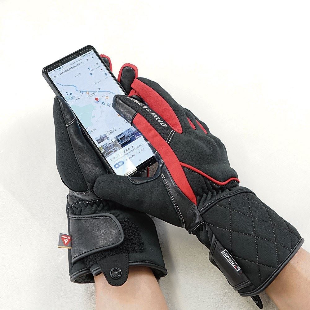 PrimaLoft CK Winter Gloves Red