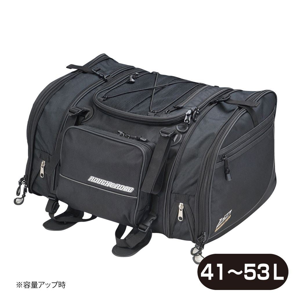 ラフリアバッグ ブラック 41～53L