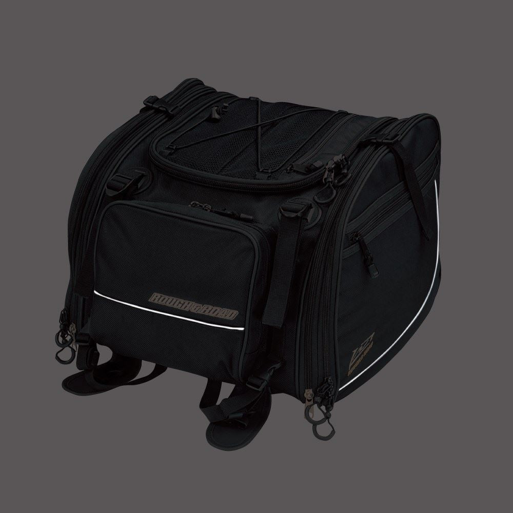 ラフリアバッグ ブラック 41～53L