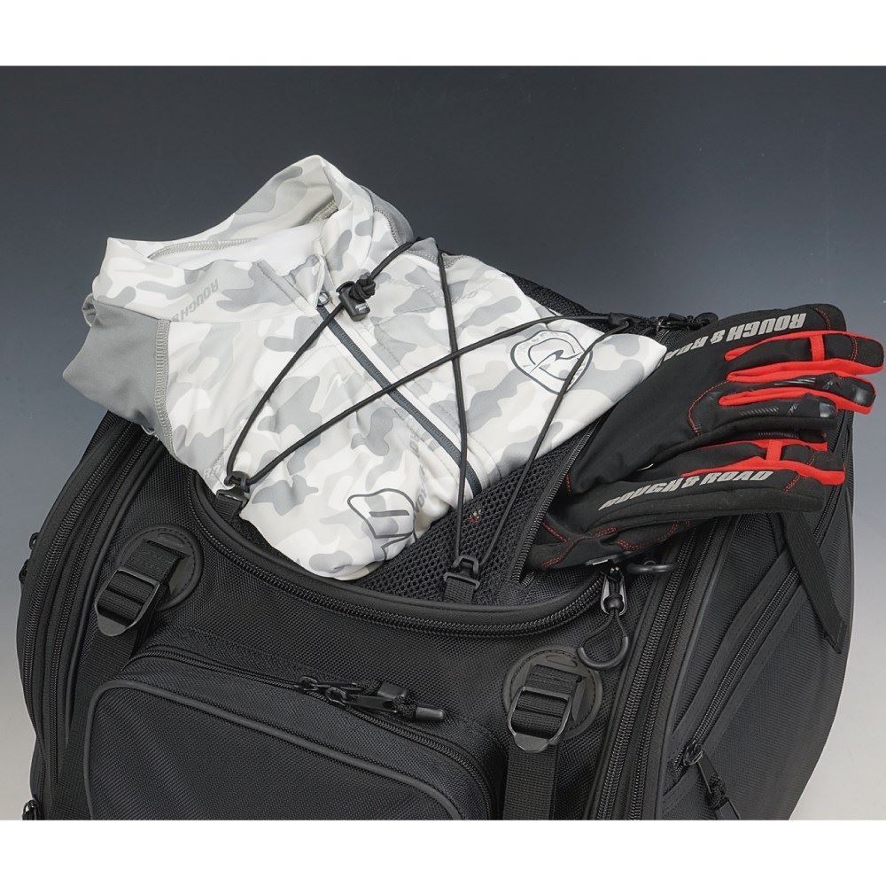 ラフリアバッグ ブラック 41～53L