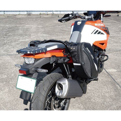 Variable Tail Fin Side Bag Black 28-47L