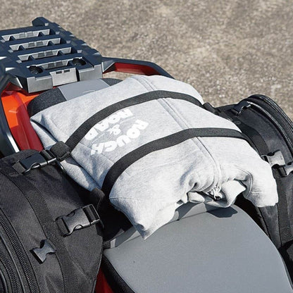 Variable Tail Fin Side Bag Black 28-47L