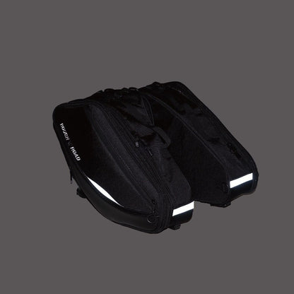 Variable Tail Fin Side Bag Black 28-47L