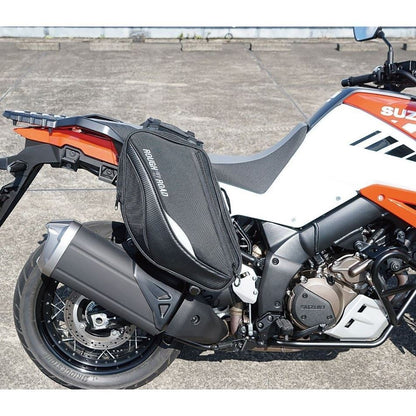 Variable Tail Fin Side Bag Black 28-47L