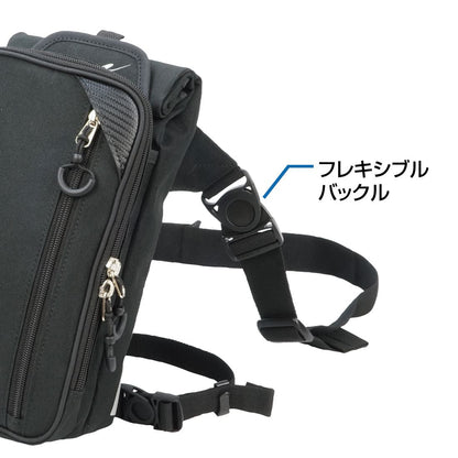 AQA DRY ホルスターバッグ ブラック W15×D11×H27cm 4.2L