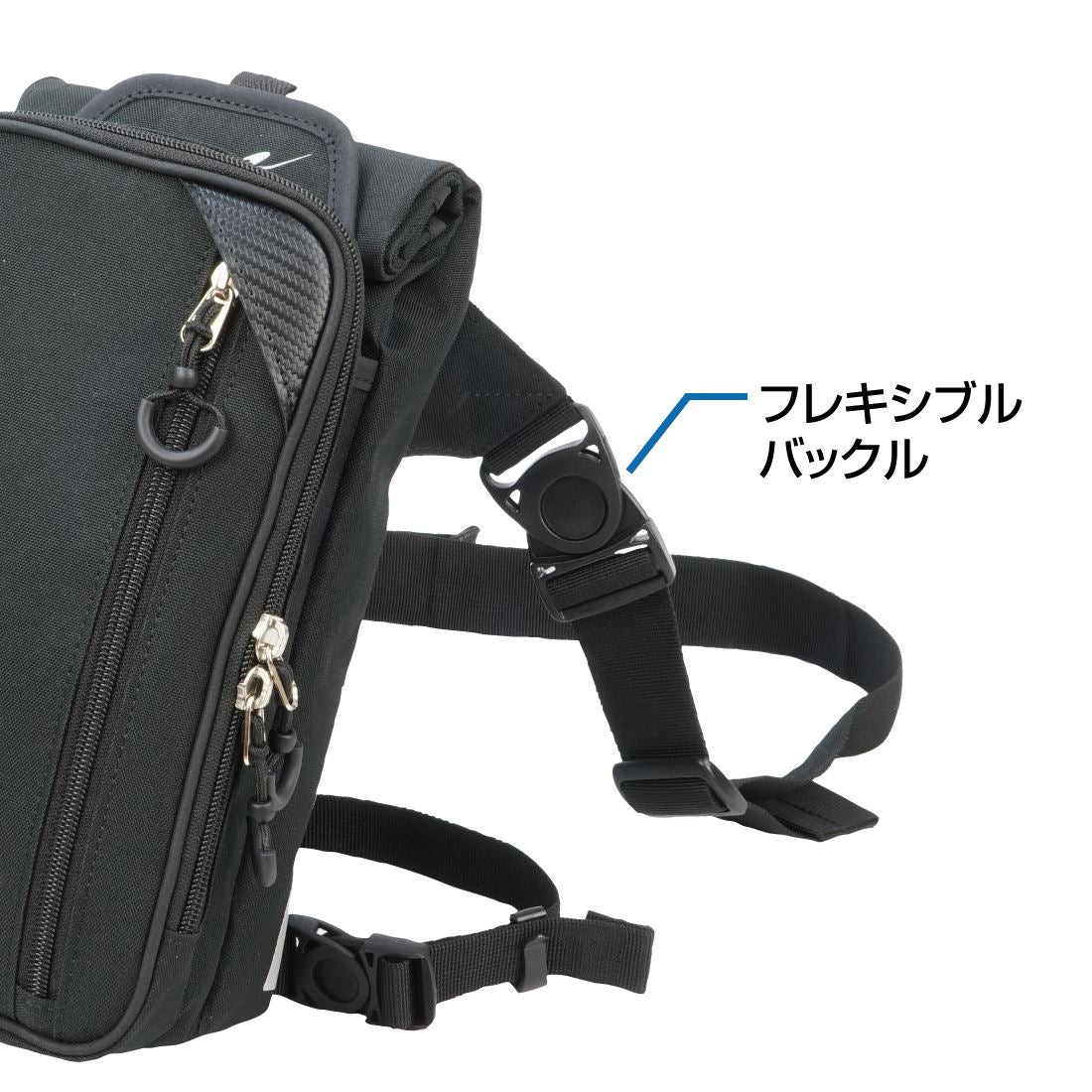 AQA DRY ホルスターバッグ ブラック/レッド W15×D11×H27cm 4.2L