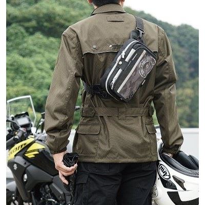 F-ウエスタブルタンクポーチEX オールブラック 2.8L