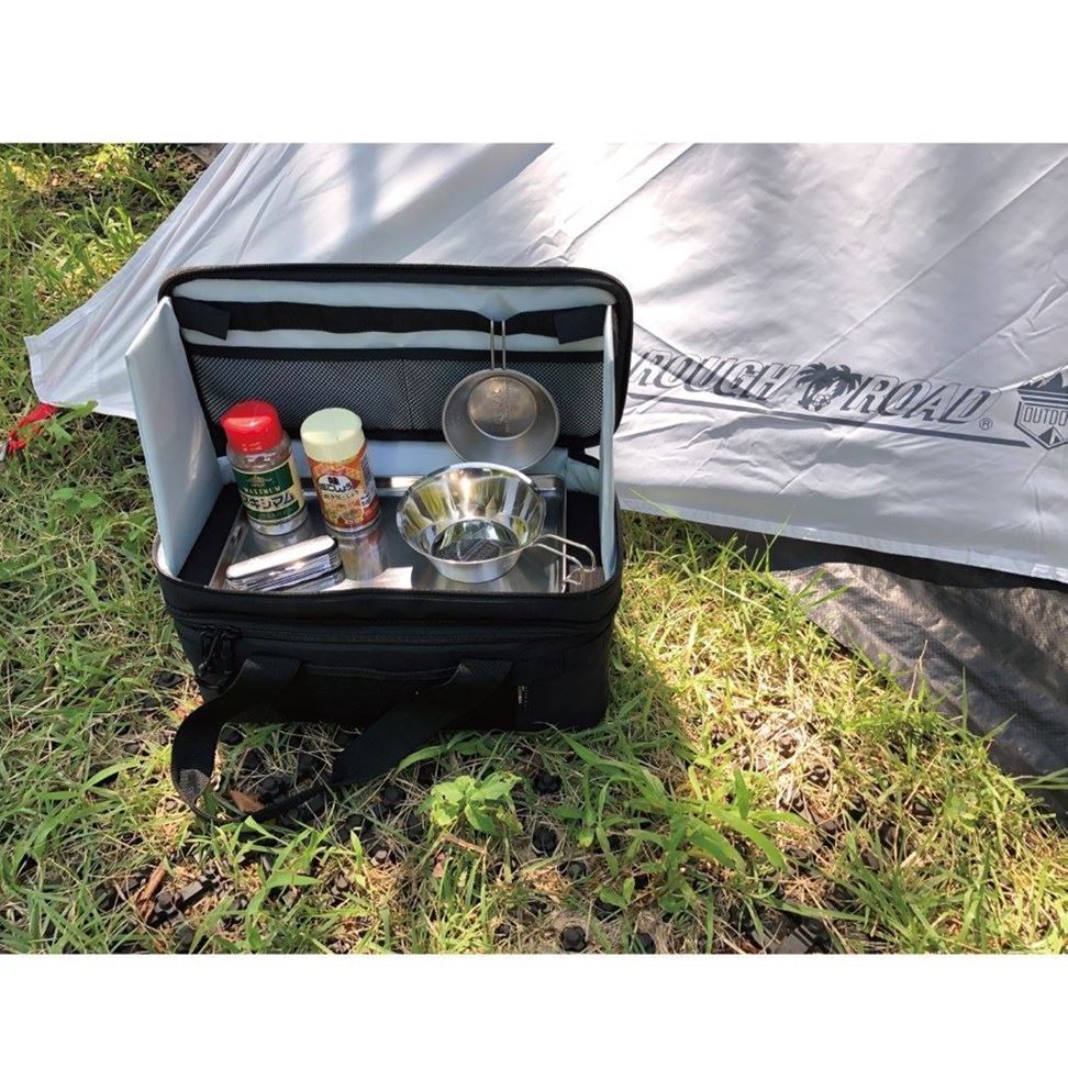 ラフコーデュラ キャンピングボックス ブラック 11L