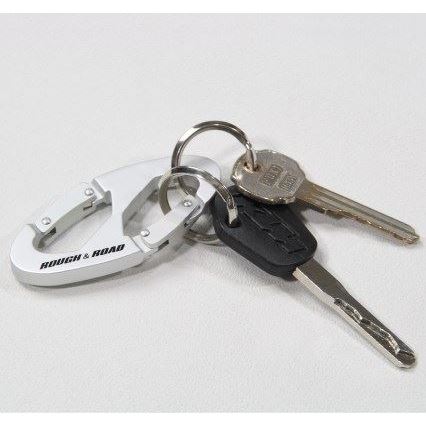 オーバルカラビナ ブラック 横6.7×縦3.2cm