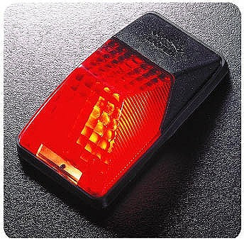 RALLY190S Tail Light with License Plate Light