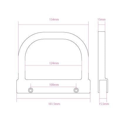 ラリー591 キャリアエクステンション シルバー CRF250L/RALLY