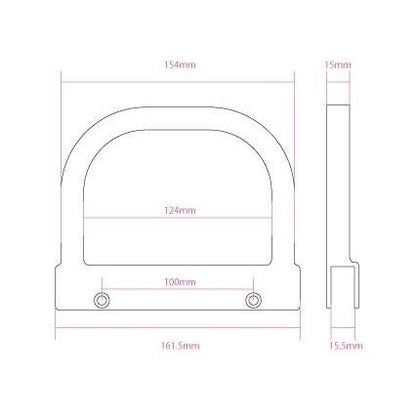 ラリー591 キャリアエクステンション シルバー CRF250L/RALLY