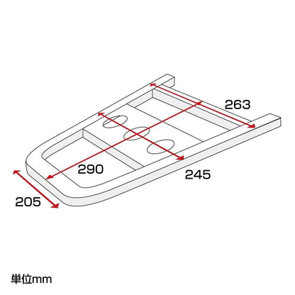 ラリー591 キャリア シルバー CRF250L/RALLY