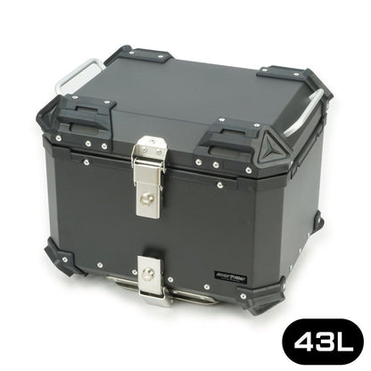 ラリー890 アルミトップケース ブラック 43L 汎用