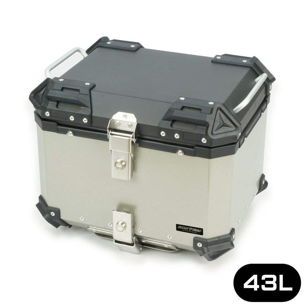 ラリー890 アルミトップケース シルバー 43L 汎用