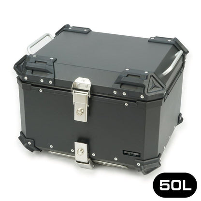ラリー890 アルミトップケース ブラック 50L 汎用