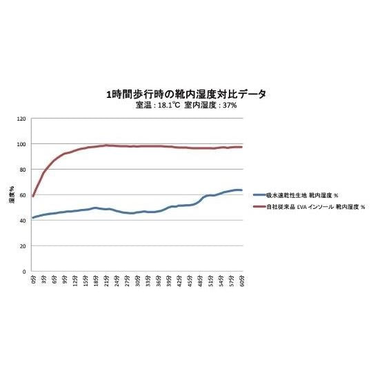 ドライスルーインソール ブルー