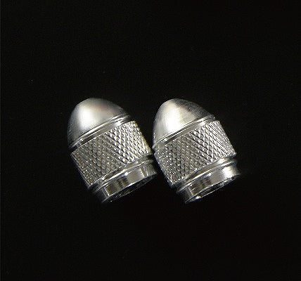 アルミバルブキャップ シルバー 4個セット