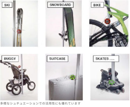 リトラクタブルワイヤーロック クリアブルー