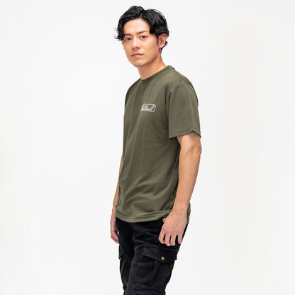 ラフ パームツリー ドライTシャツ アーミーグリーン